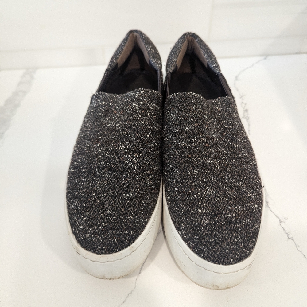 Vince Warren platform tweed sneakers